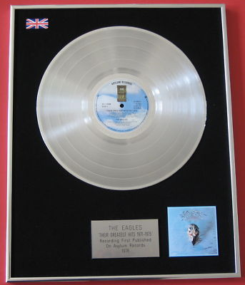 Платиновый альбом группы The Eagles. Самый продаваемый альбом по версии RIAA. Источник: musicdezigns.co.uk
