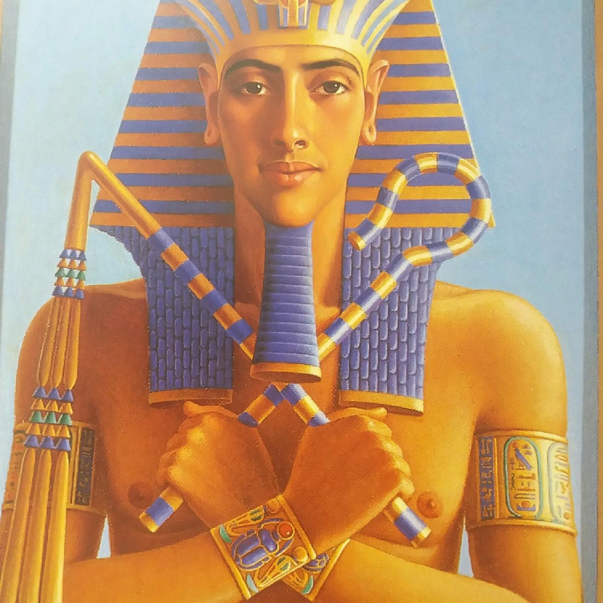 Портрет Эхнатона , восторжествовавшего над жрецами. 1968 г.