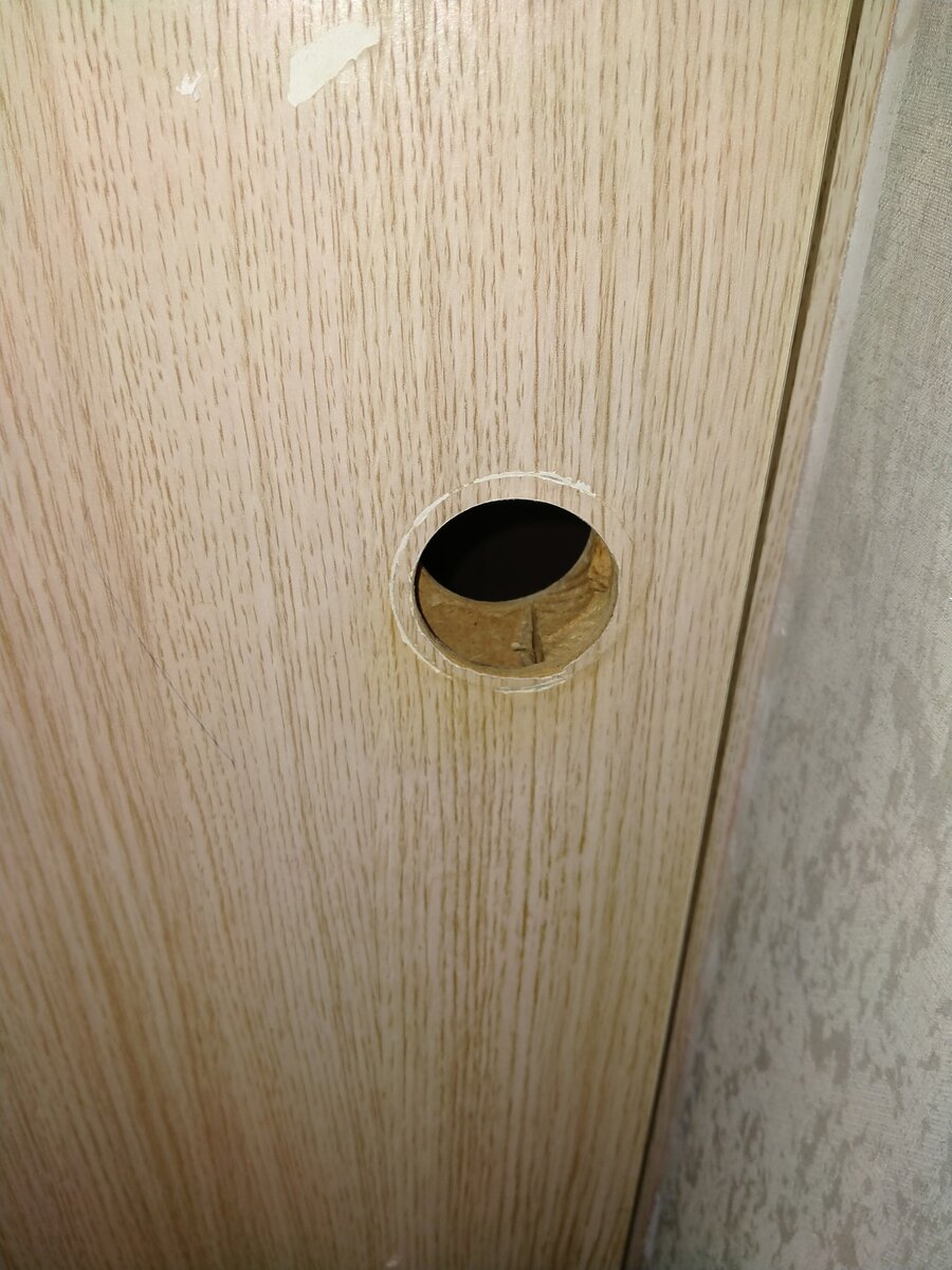 Дверь из мазонита внутри