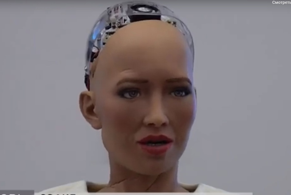 Робот «София», разработанный гонконгской компанией Hanson Robotics