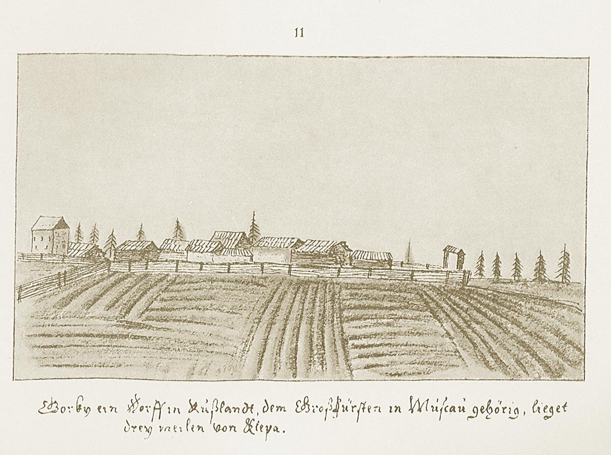 Деревня Горки.