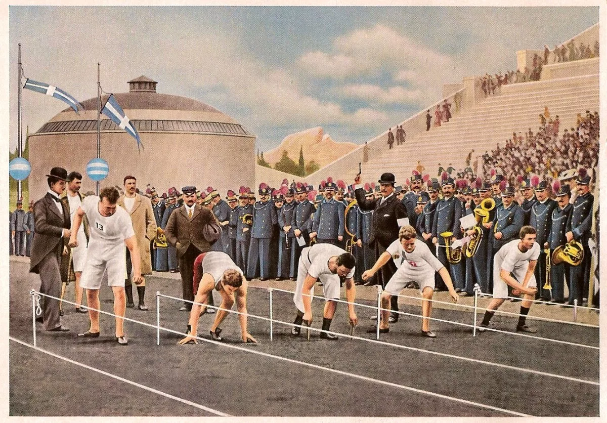 Первые Олимпийские игры в Греции 1896. Первые Олимпийские игры в Афинах 1896. Возрождение Олимпийских игр 1896. Войны во время олимпийских игр
