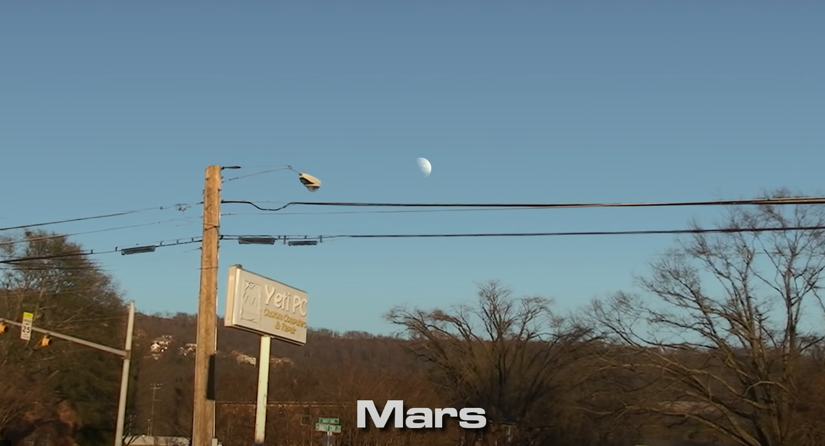 Марс. Скриншот с видео  You tube канала yeti dynamics