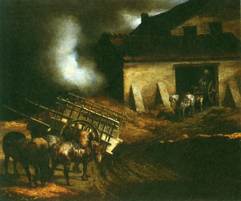 Фото из свободных источников. Теодор Жерико. "Печь для обжига извести".