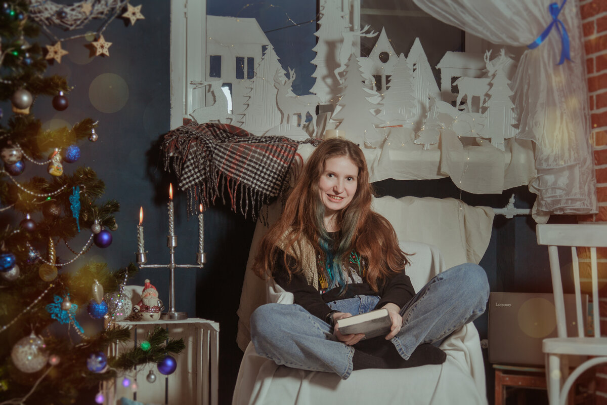 В кадре Мария Ивахненко 