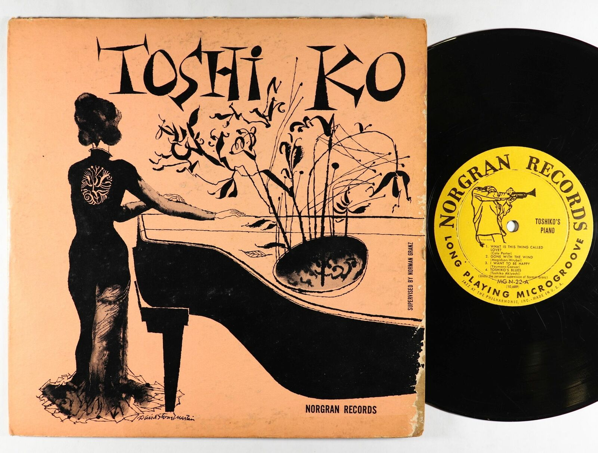 Пример десятидюймовки Norgran. MGN-22. 10" Toshiko Akiyoshi - Toshiko's Piano