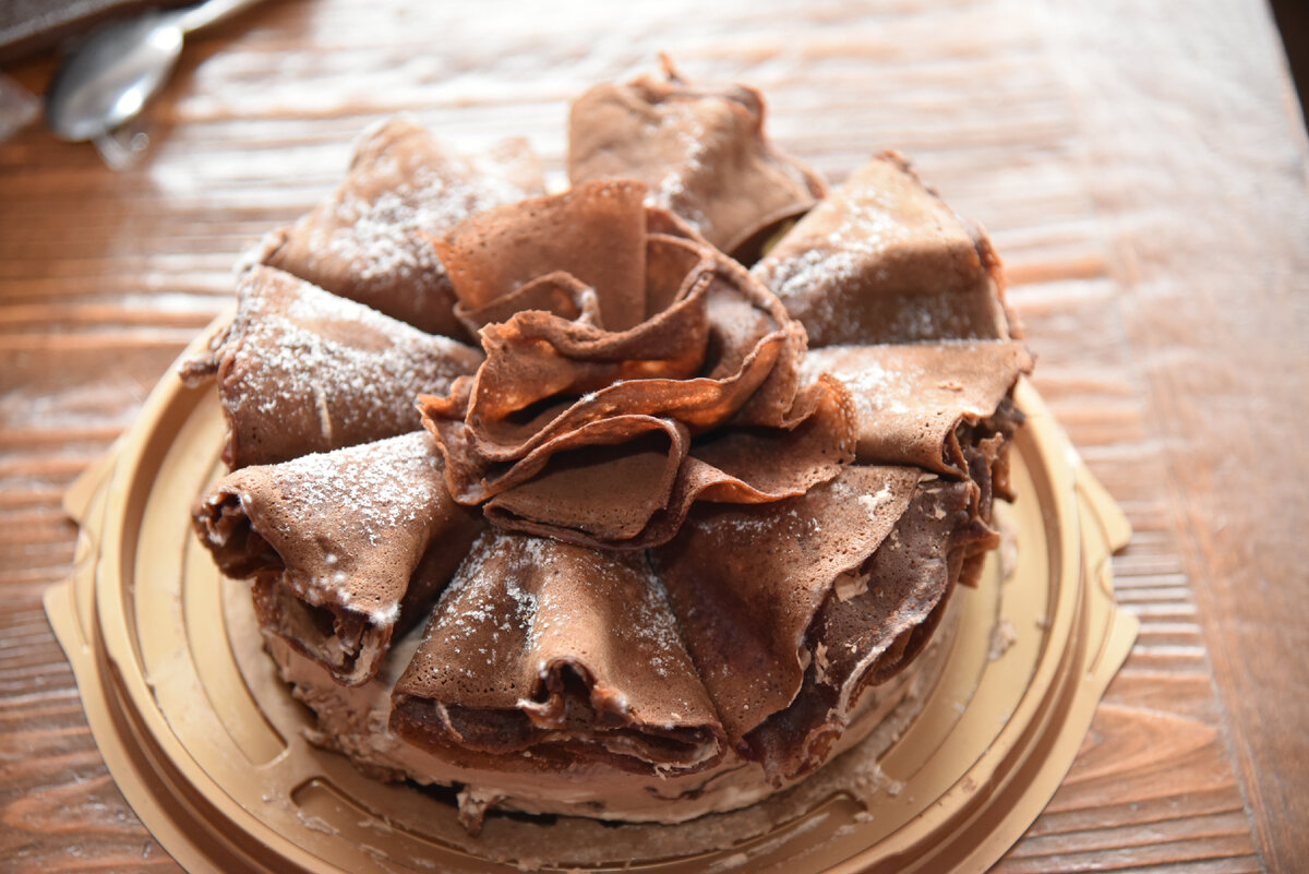 Вид торта издалека