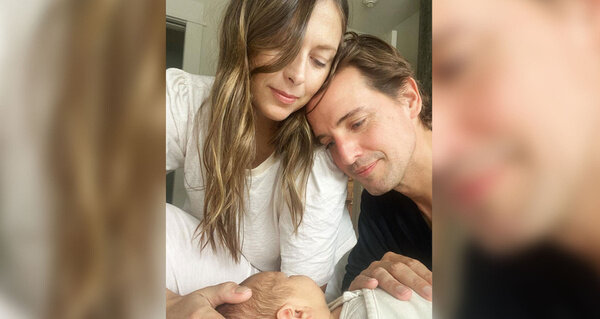 Мария Шарапова с избранником и новорождённым сыном. Фото © Instagram (запрещён на территории Российской Федерации) / Maria Sharapova