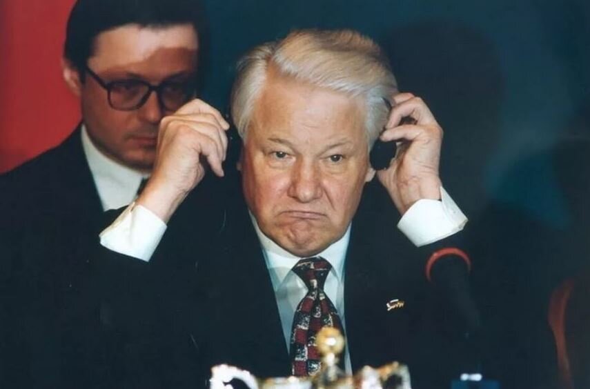 Ельцин в США (иллюстрация из открытых источников)