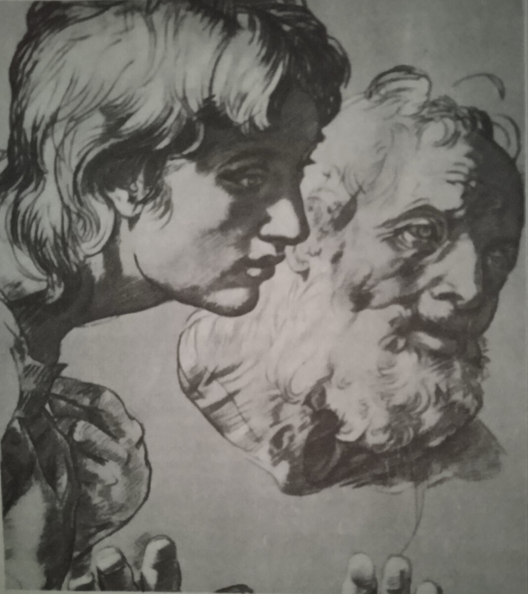 Рафаэль. Рисунок для картона к фреске «Благовещение». 1515 – 1519