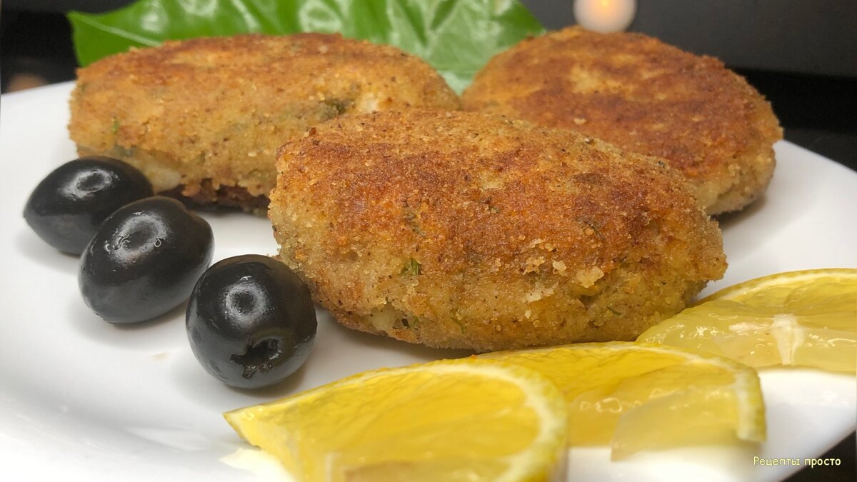 Приготовила котлеты рыбные.