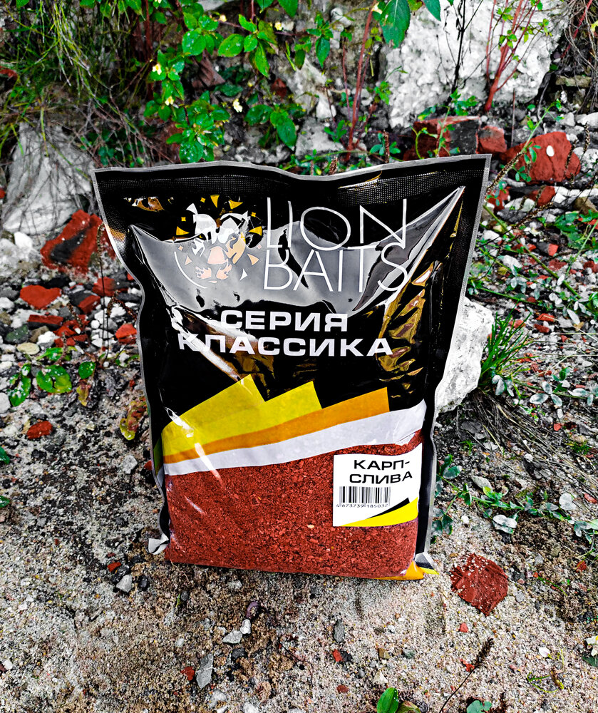 Прикормка LION BAITS серии КЛАССИКА Карп слива 1кг
