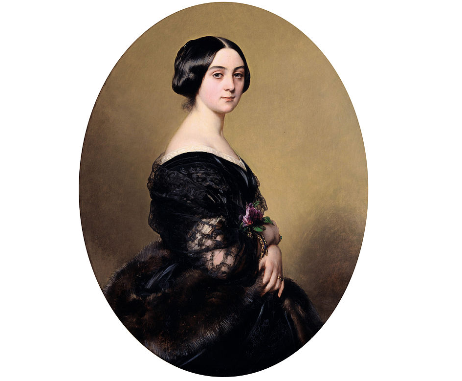 Баронесса Каролина Оттингер, Франц Ксавер Винтерхальтер , 1859. (с) Из частной коллекции 