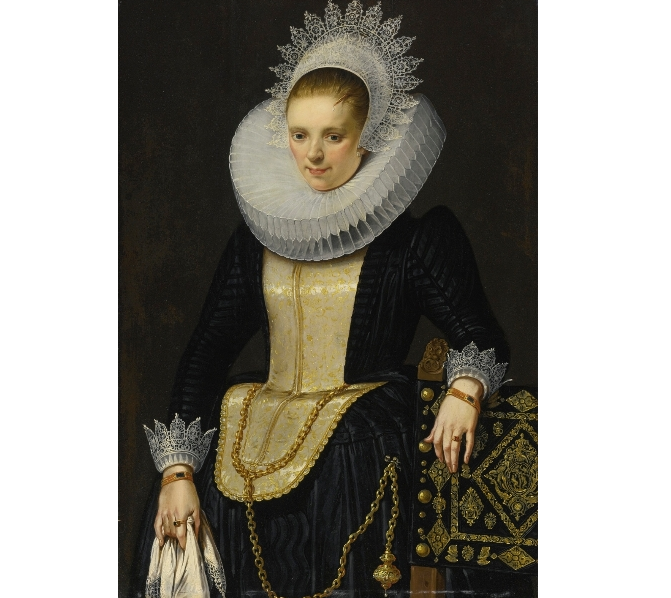 Женский портрет, Корнелис де Вос, 1630-е. (с) Из частной коллекции, sothebys.com