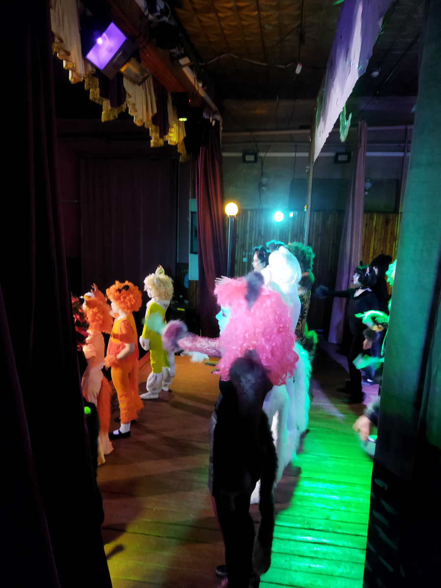 Заключительный выход юных артистов