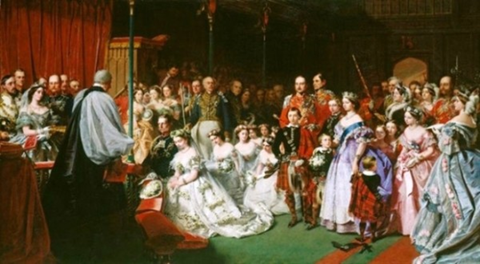 Джон Филипп (1817-67) Брак Виктории, дочери короля, 25 января 1858 года