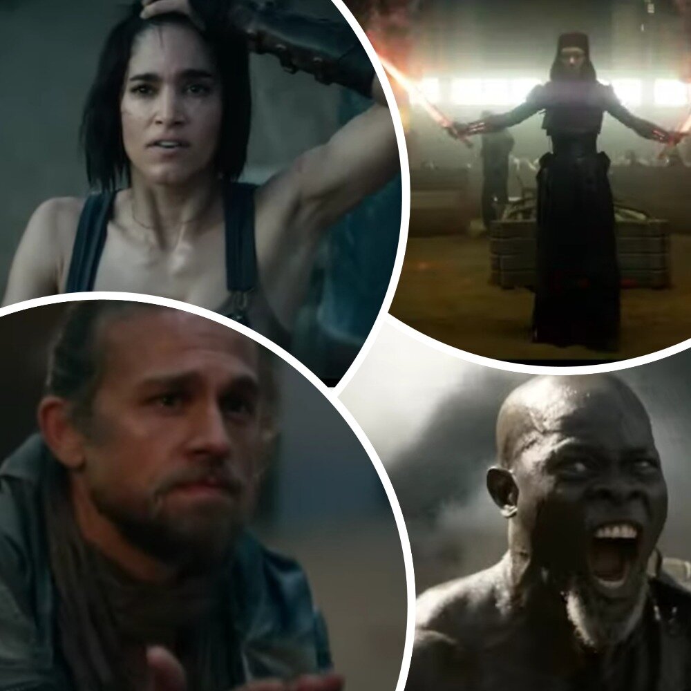 На фото обработанные мной скрины из трейлера фильма "Мятежная Луна", режиссёра Зака Снайдера, компании Netflix.  Скрины демонстрируют актерский состав, подробнее об актерах рассказано ниже в статье. Все материалы размещены исключительно в информационных целях.