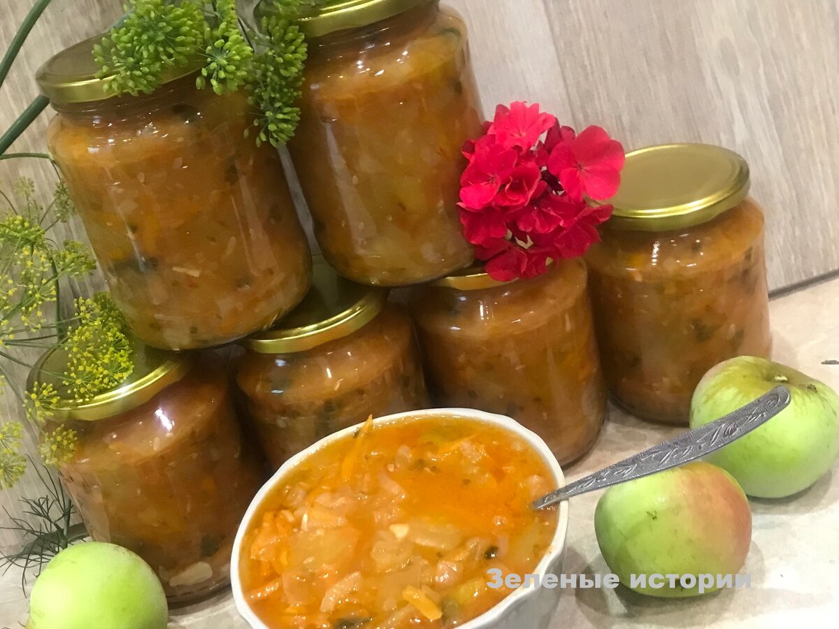 Маринованные кабачки на зиму с горчицей, чесноком и зеленью