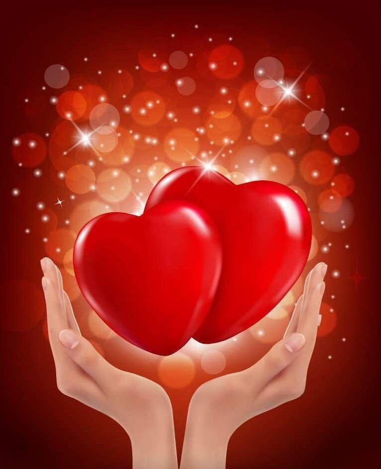 Два сердца 💕  Фото Яндекс.Картинки 