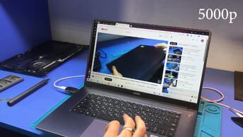 Отдали начинающему мастеру Honor MagicBook X15 (BBR-WAH9) на замену Type-C разъёма и пожалели..