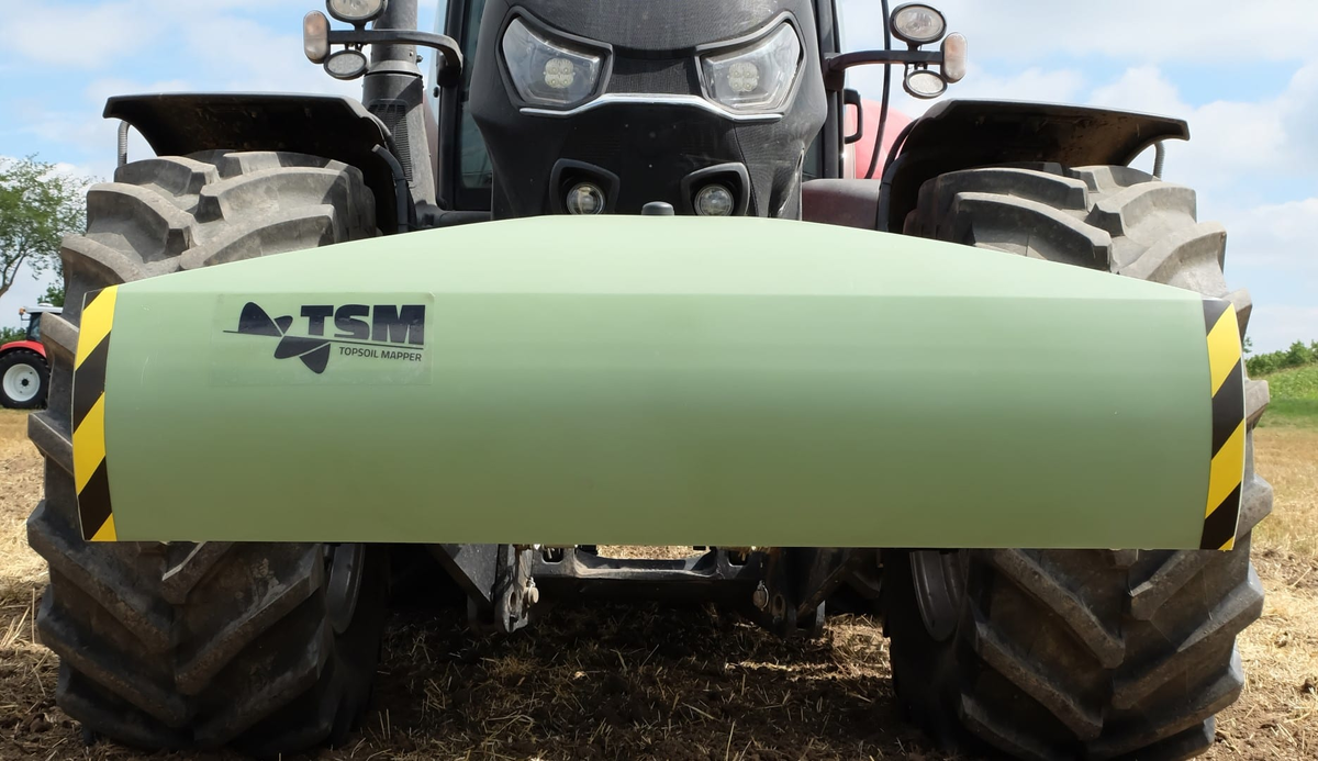 Датчик бесконтактного определения уплотнений почвы