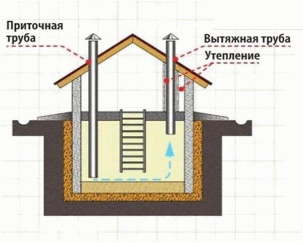 Вентиляция погреба