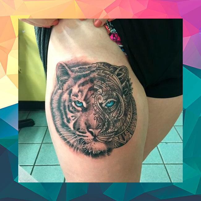 Тату тигр ( фото) - значение татуировки, эскизы 