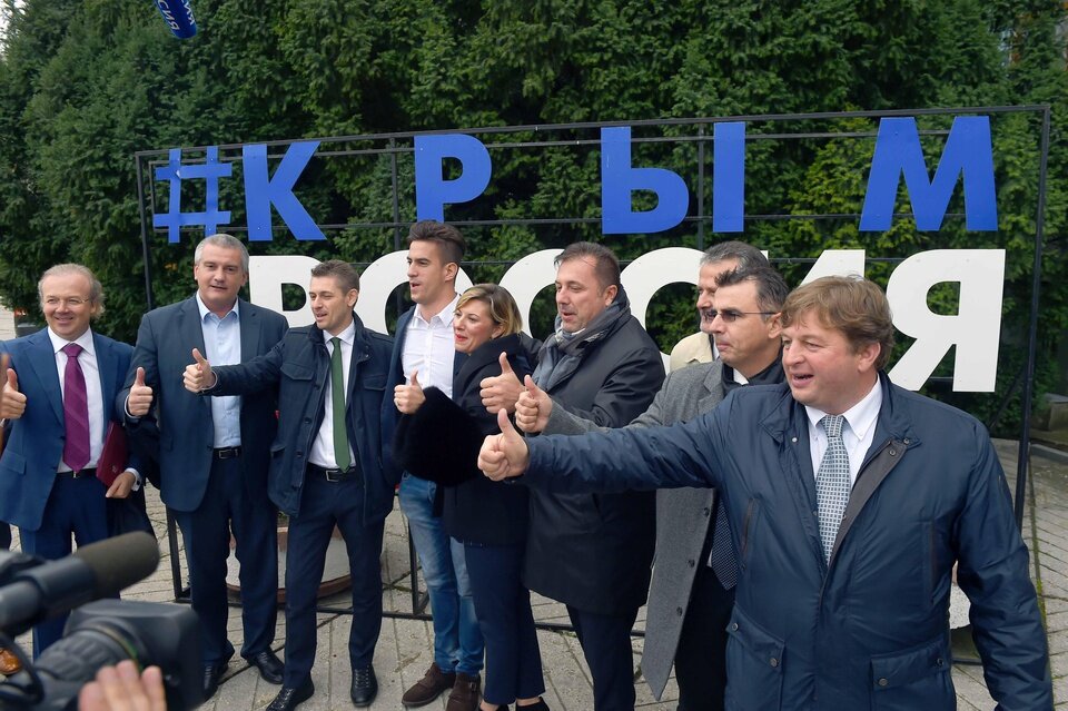 Итальянская делегация в Крыму. Фото: forumyalta.com