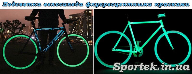 LED подсветка колес велосипеда купить