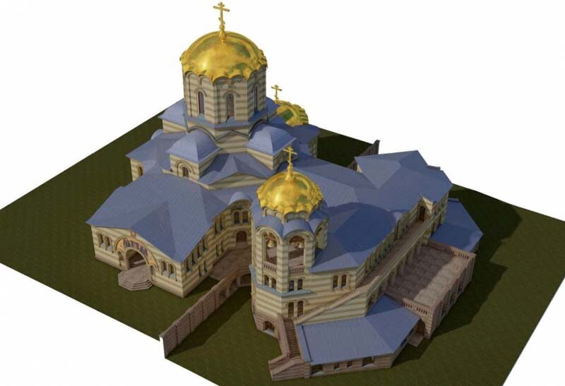   Проект нового храмового комплекса в Зеленограде готов для передачи в Москомархитектуру на утверждение С сайта Программы строительства православных храмов в Москве / 200hramov.ru 