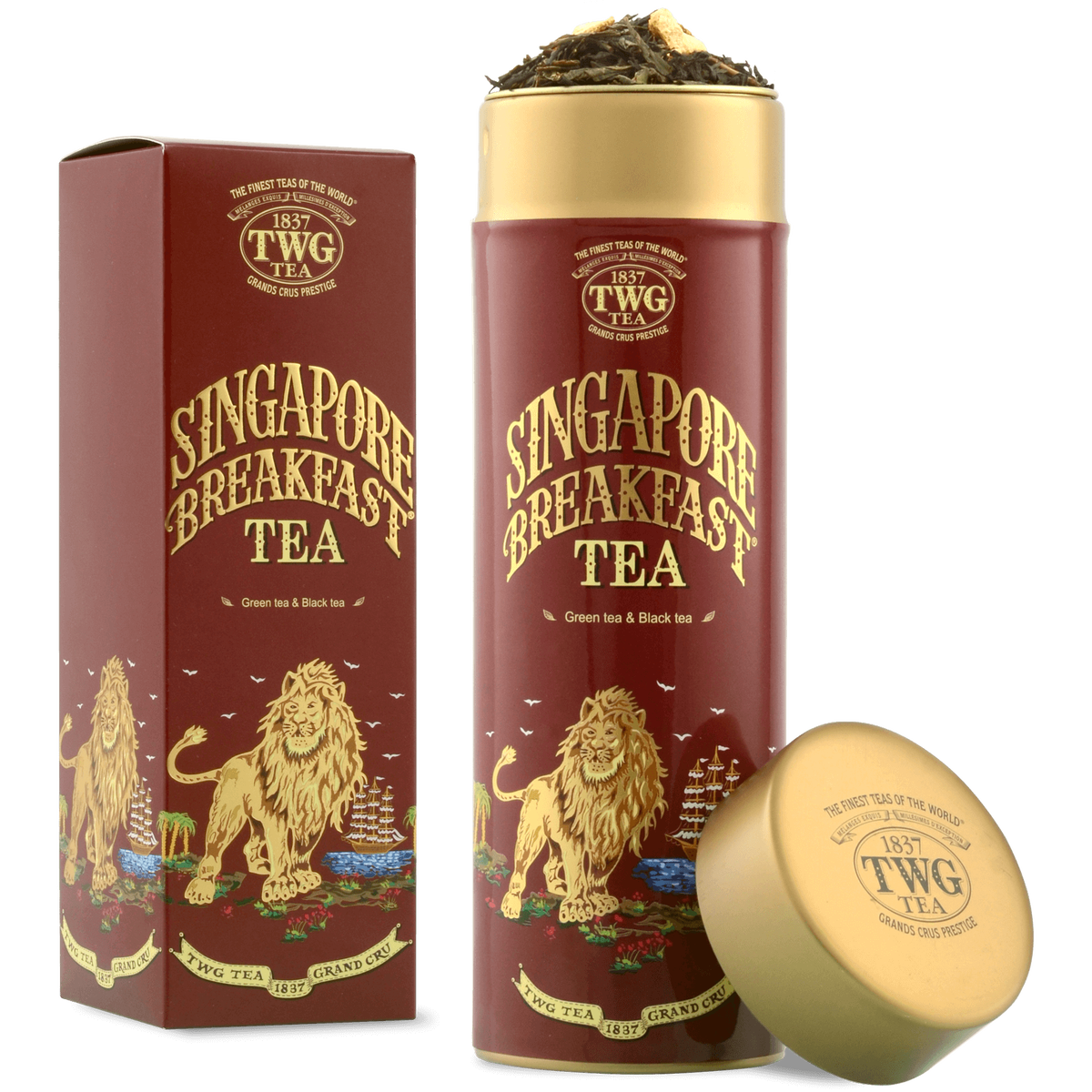 Фирменная упаковка чая TWG.