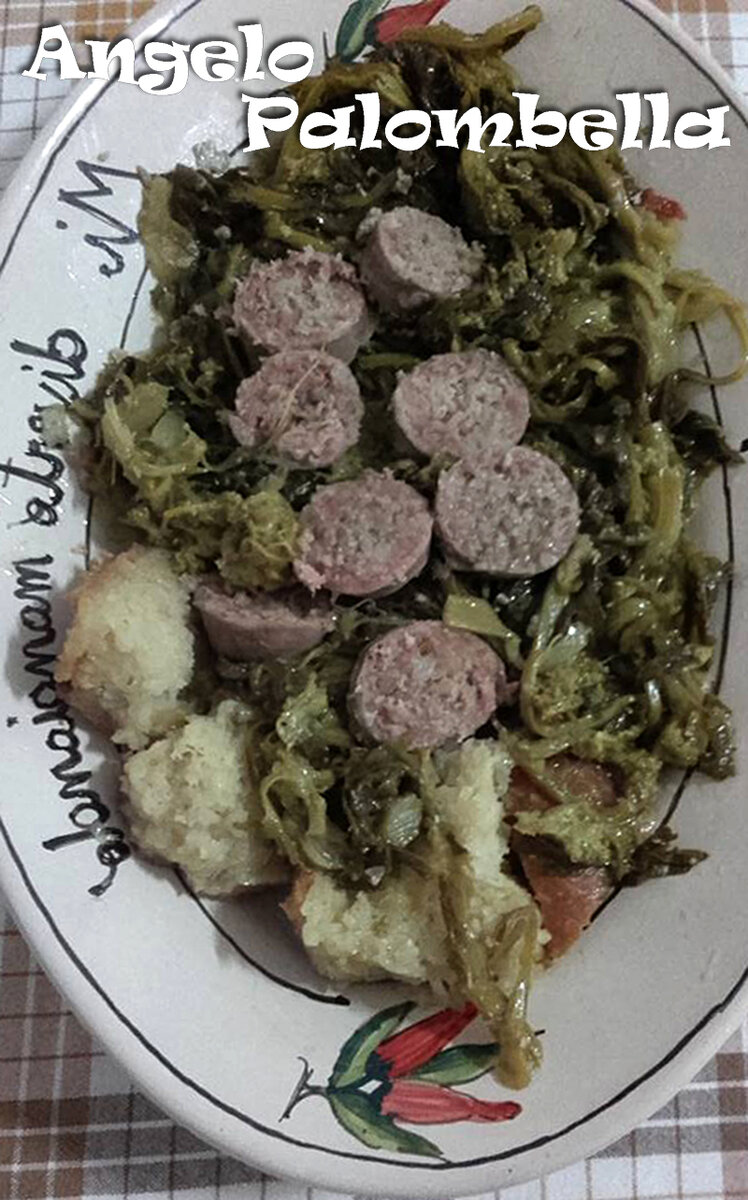 Тушеные листья репы с домашней колбасой. Rape stufate con salsiccia.  Италия. Buon appetito! | ИТАЛЬЯНСКИЕ РЕЦЕПТЫ В РУССКОМ СТИЛЕ | Дзен