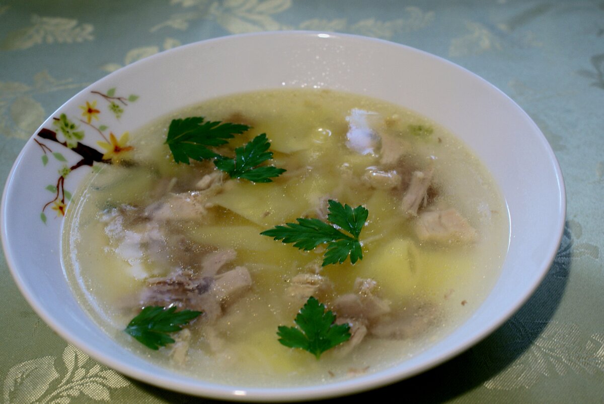 Рецепт куриного супа, обожаемый многими в СССР | Вкусные домашние рецепты |  Дзен