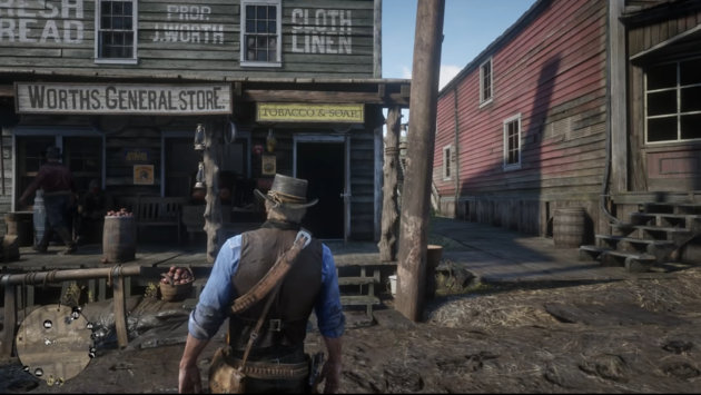 Городской магазин одежды в RDR 2