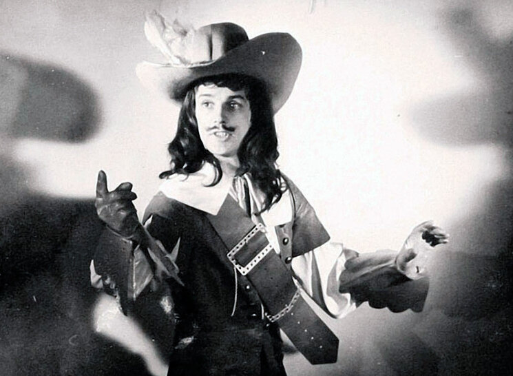 Фотопроба Александра Абдулова на роль мушкетера д'Артаньяна.