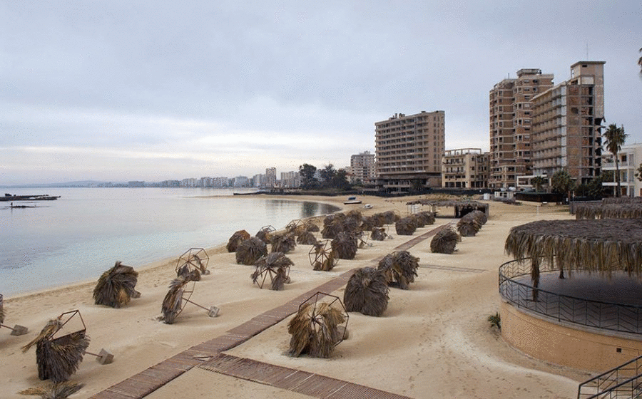 Когда то лучший курорт на Кипре. Район Вароша в городе Фамагуста 