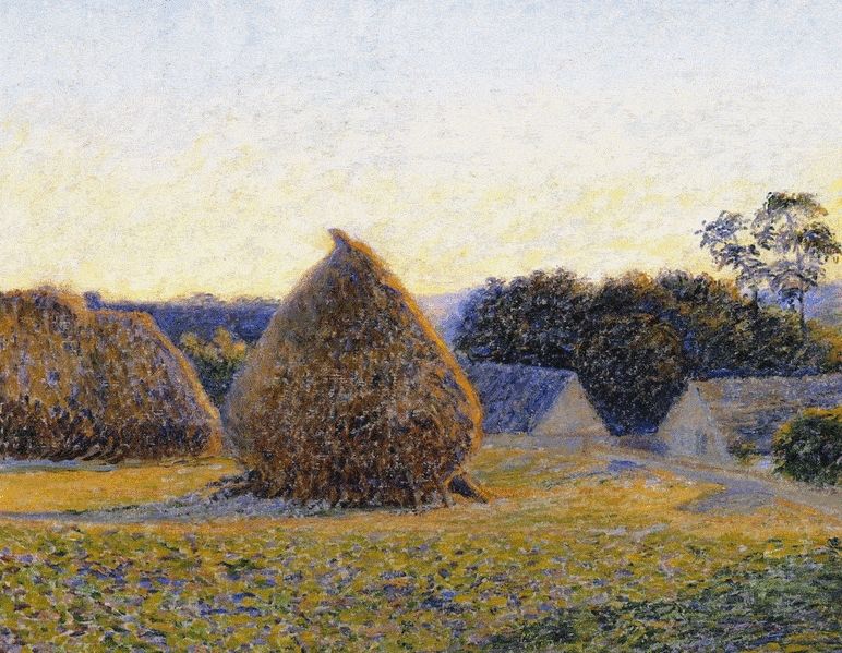 Серия пейзажей в окрестностях Живерни