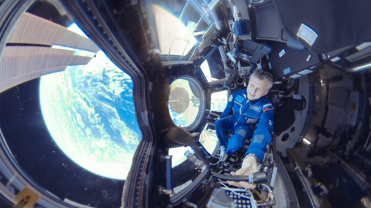 Включи крутую станцию. МКС 360°. Борисенко в космосе МКС.