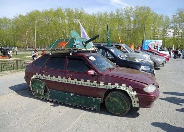 Танк из газели