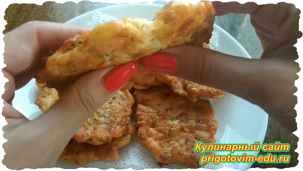 Оладьи с сыром и колбасой на молоке