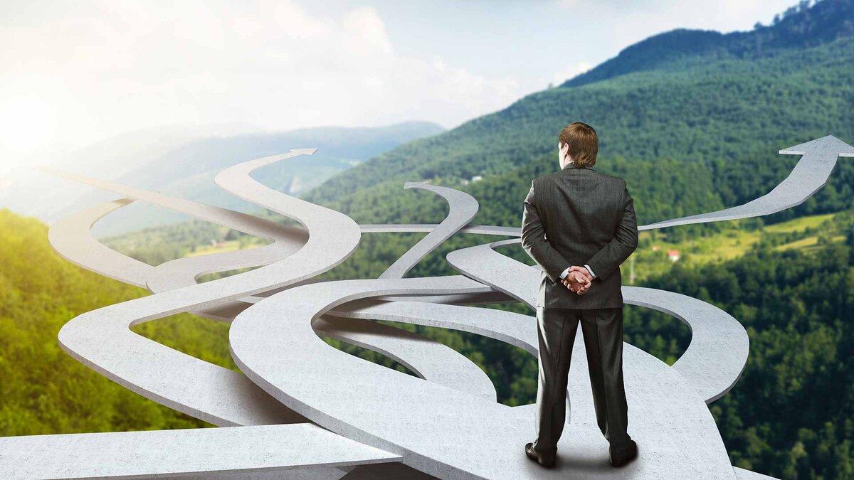 Иллюстрация выбора путей. Взято из открытых источников сети интернет