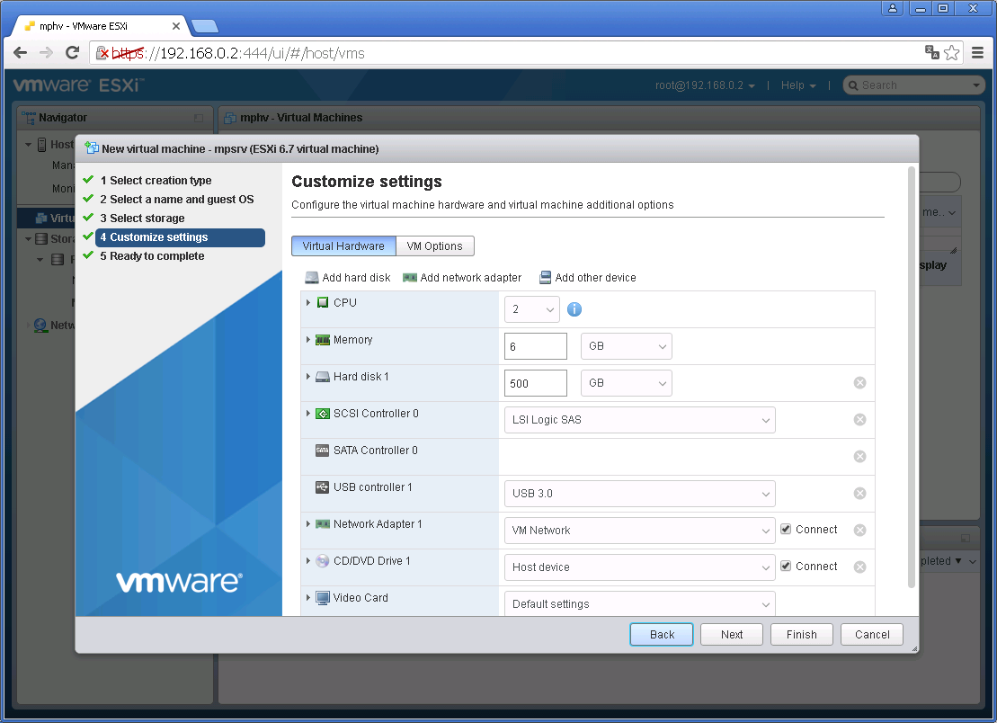 ESXi 6.7 — создаём виртуальную машину | Лаборатория сисадмина | Дзен