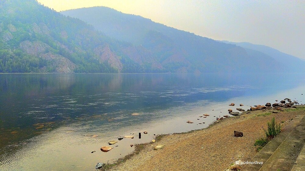 Виды на Енисей в Дивногорске.