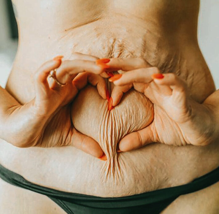 Живот женщины после беременности - самое слабое место