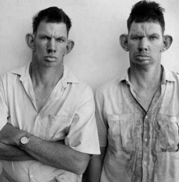 По легенде на ней изображены близнецы из Западного Трансвааля. 