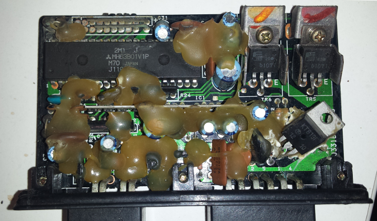 Блок зажигания мотоцикла. Фото не мое, снимали знакомые.