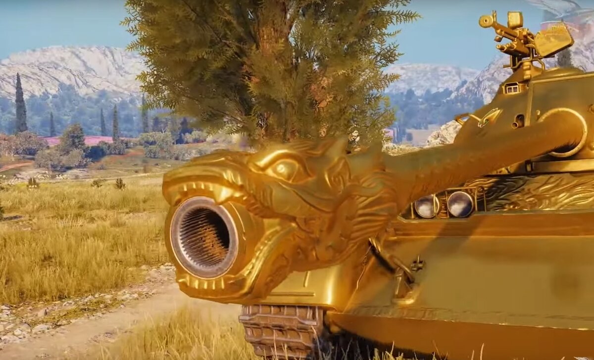 Скриншот из видео обзора танка 