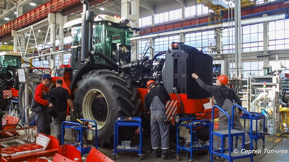Сборка трактора