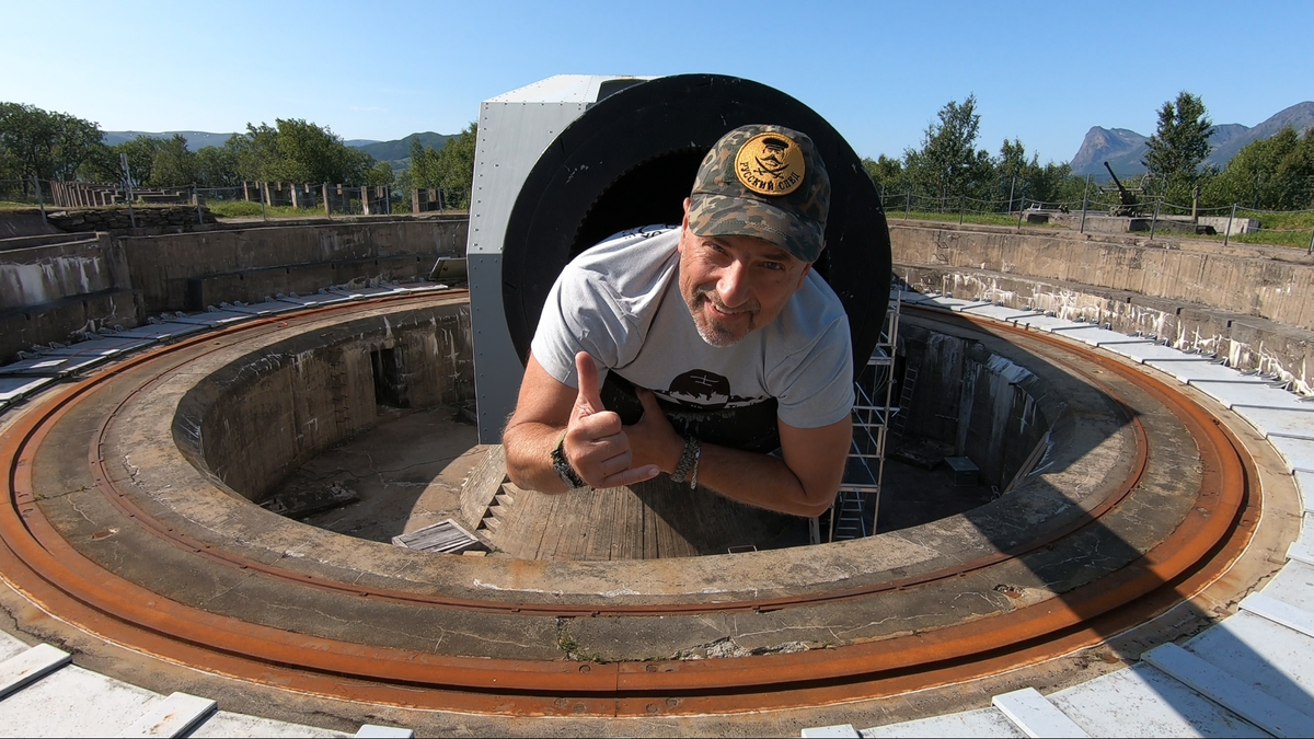 Батарея 420 мм на мысе Trondenes