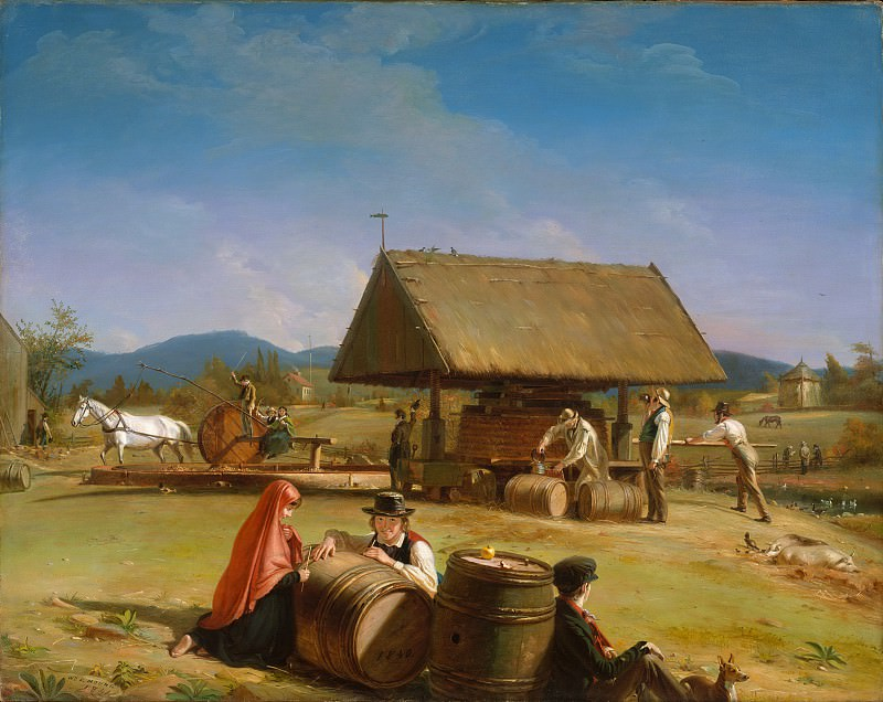 Изготовление сидра, 1840-1841